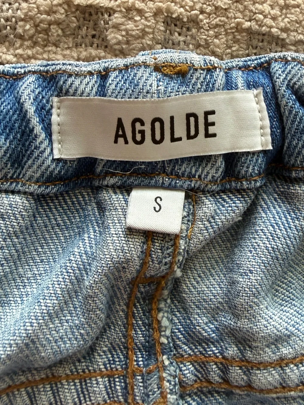 Agolde nwot Shaw short script drawstring baggy shorts